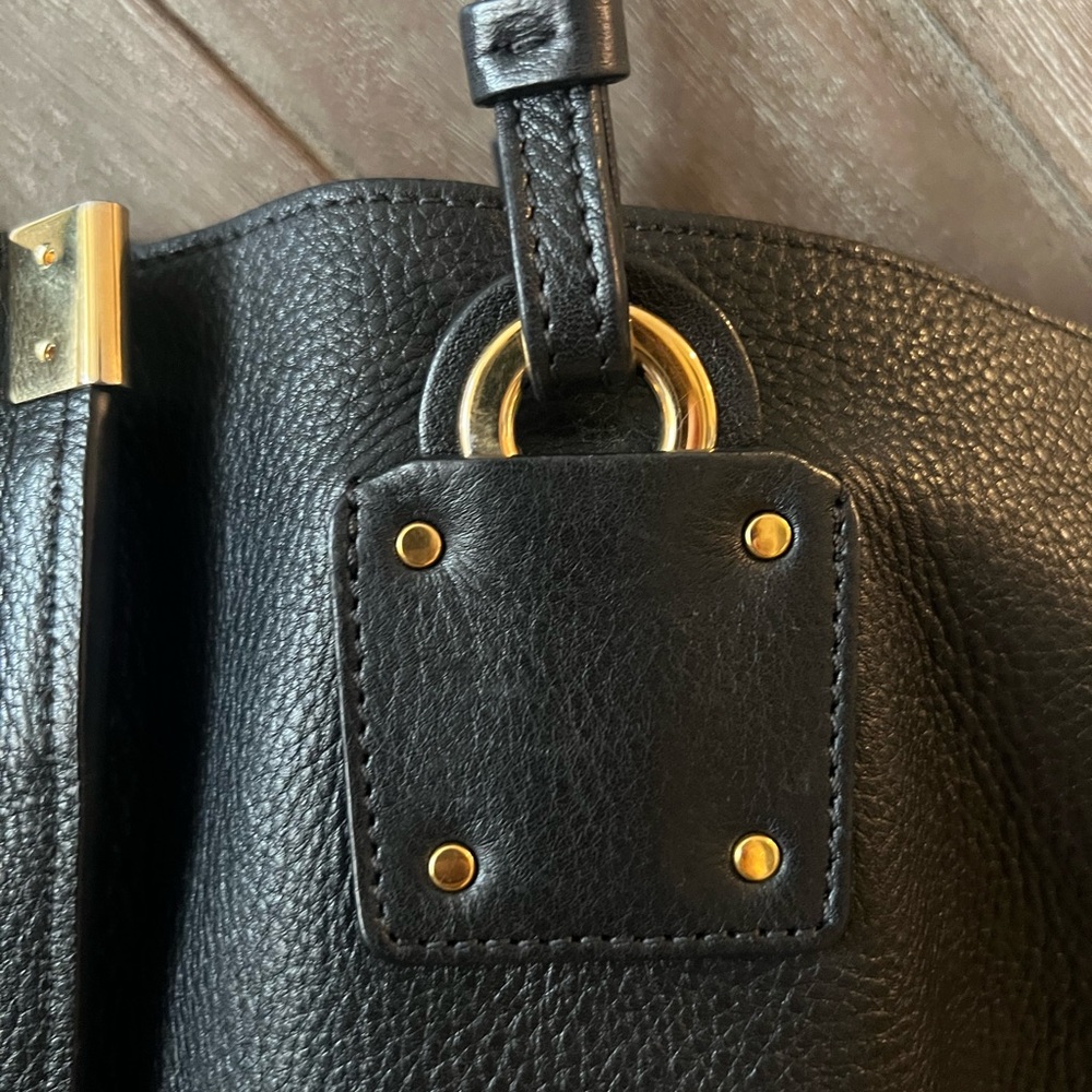 Chloe Vick Tote Black Leather - Picture 4 of 16
